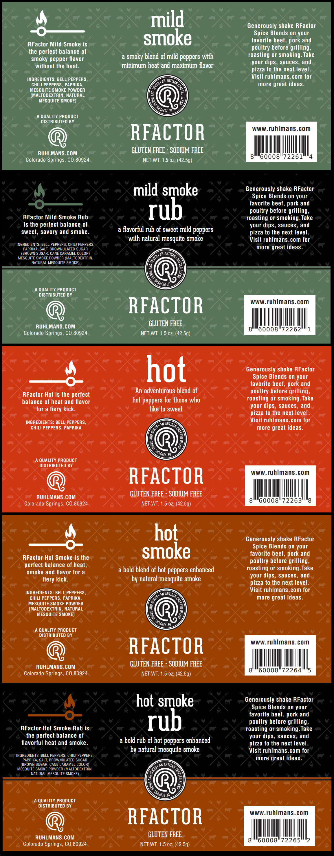 Rfactor - Mild Smoke Pepper Blend – ruhlmans